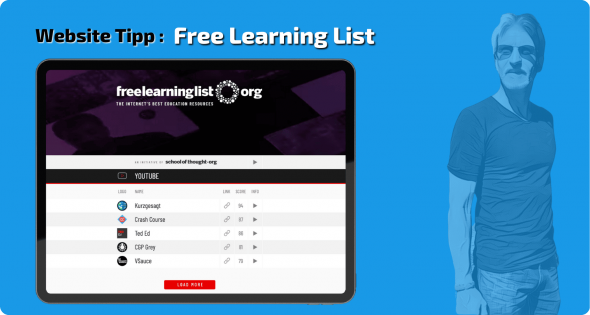 Screenshot Free Learning List